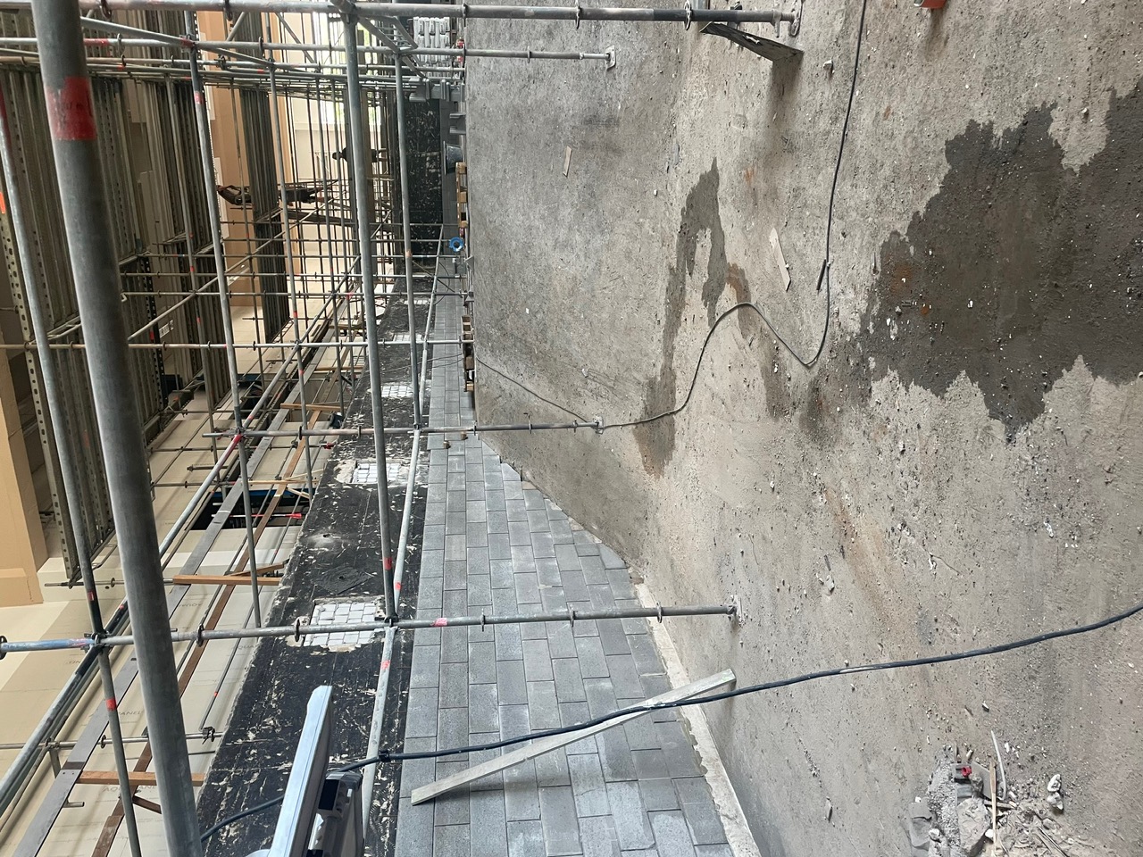 Fliesen-Detailarbeit